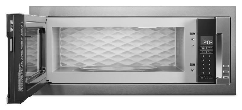 Four à micro-ondes encastré KitchenAid de 1,1 pi3 avec cuisson à 900 W - acier inoxydable - YKMBT5011KS