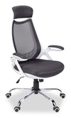 Fauteuil président Kegan de 28 po en mailles - noir 