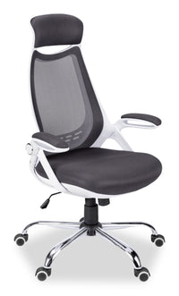 Fauteuil président Kegan de 28 po en mailles - noir