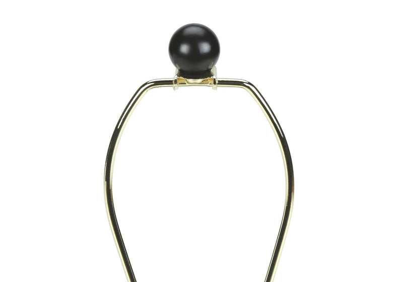 Lampe de table de 23 po en rotin noir