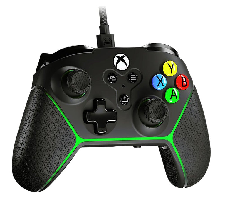 Manette câblée One Surge Livewire Microwatt Junior pour consoles Xbox One et Xbox de séries X et S 