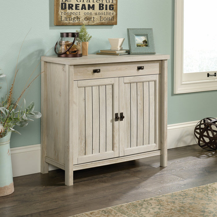 Armoire de rangement décorative Costa de 31,3 po - marron blanchi