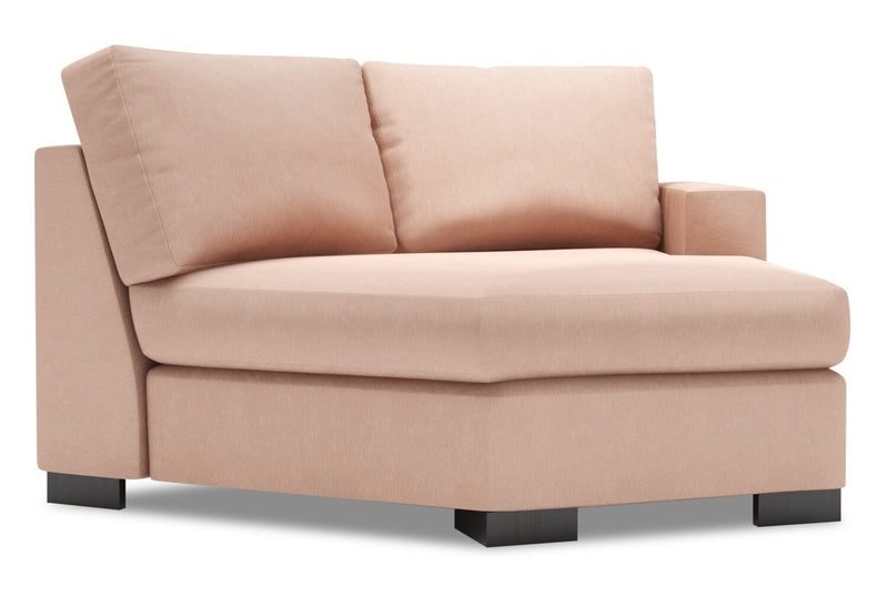 Fauteuil Cuddler de droite Track de la collection Sofa Lab - Pax Rose