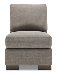 Fauteuil sans accoudoirs Track de la collection Sofa Lab - Luna Smoke