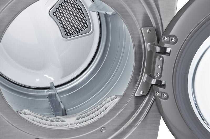 Laveuse à chargement frontal de 5,2 pi³ et sécheuse électrique de 7,4 pi³ de LG - acier graphite