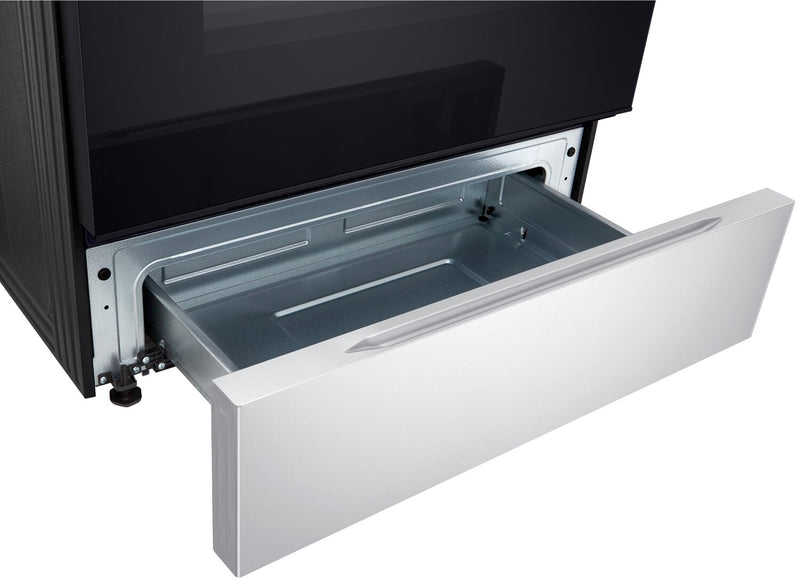 Cuisinière intelligente électrique LG de 6,3 pi³ avec friture à air et convection par ventilateur - acier inoxydable - LREL6323S