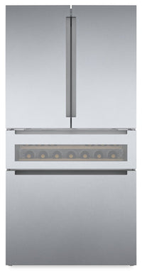  Réfrigérateur Bosch de 21 pi³ à portes françaises à congélateur inférieur - B36CL81ENG 