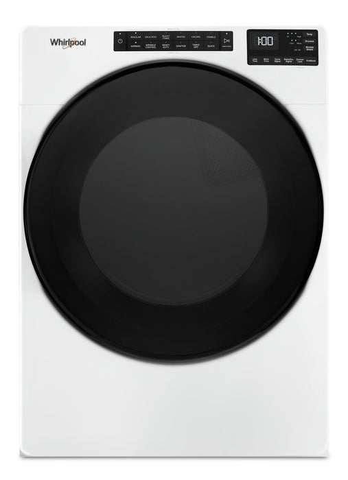 Sécheuse électrique Whirlpool de 7,4 pi³ - blanche - superposable - YWED5605MW