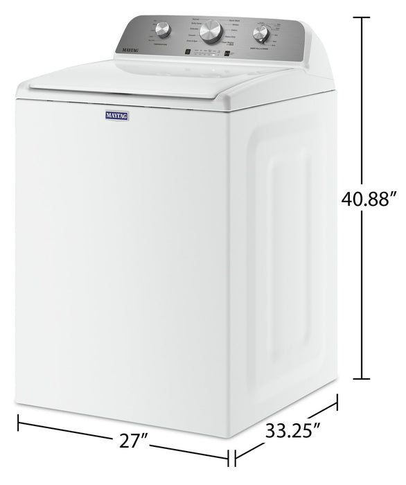Laveuse Maytag à chargement par le haut de 5,2 pi³ - blanche - MVW4505MW