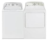  Laveuse à chargement par le haut 5 pi³ et sécheuse électrique de 7,2 pi³ de GE avec cycle SaniFresh  