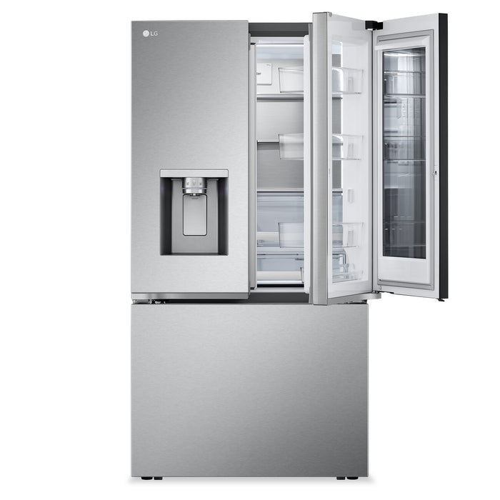 Réfrigérateur LG de 26 pi³ et de 36 po à portes françaises de profondeur comptoir MAXMC - acier inoxydable Smudge-ProofMD - LRYKC2606S
