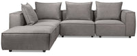  Sofa sectionnel modulaire Brooklyn 5 pièces - gris 
