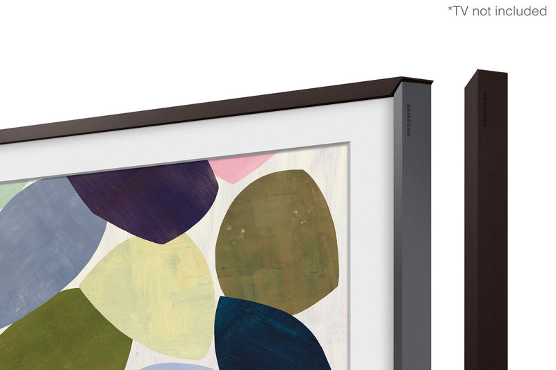Cadre personnalisable Samsung pour 55\" The Frame TV - Brun moderne