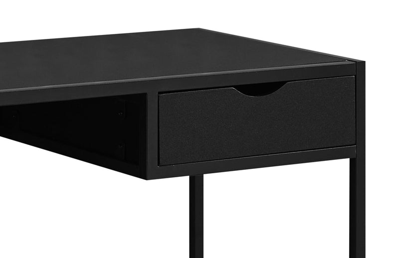 Bureau Everly de 42,25 po avec tiroir - noir