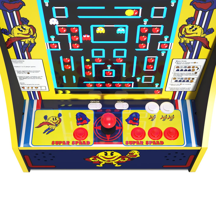 Borne d'arcade de fête plus SUPER PAC-MANMC de Arcade1Up 