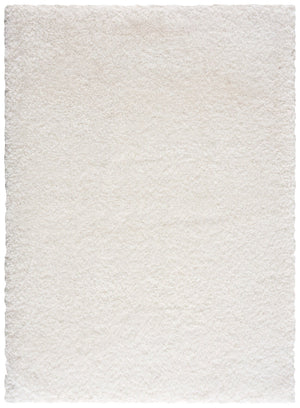 Carpette à poil long Lawson blanche - 7 pi 9 po x 9 pi 5 po
