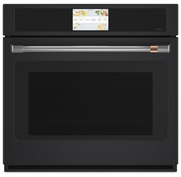 Four mural électrique Café de 5 pi³ et de 30 po avec convection européenne véritable et grilles autonettoyantes - blanc mat - CTS90DP3ND1