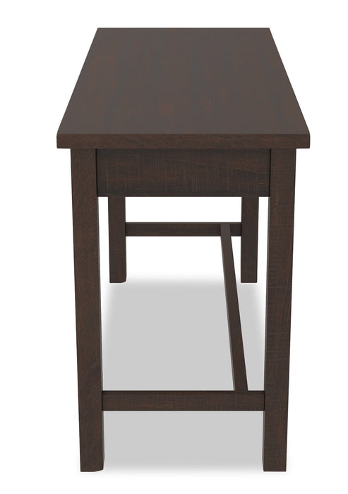 Bureau Camiburg de 47,25 po àc 2 tiroirs - brun