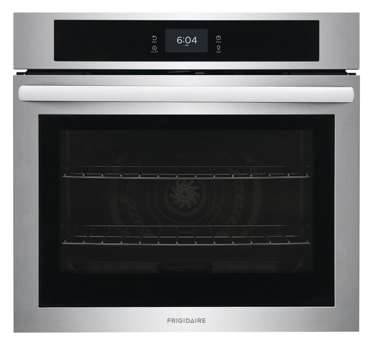 Four mural simple électrique Frigidaire de 5,3 pi³ et de 30 po avec convection à ventilateur - acier inoxydable - FCWS3027AS
