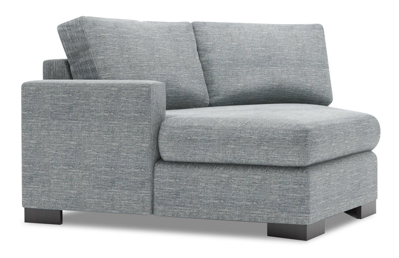 Fauteuil Cuddler de gauche Track de la collection Sofa Lab - Luna Pewter
