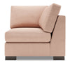 Fauteuil carré en coin Track de la collection Sofa Lab - Pax Rose
