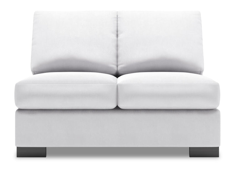 Causeuse sans accoudoirs Track de la collection Sofa Lab - Pax Ice