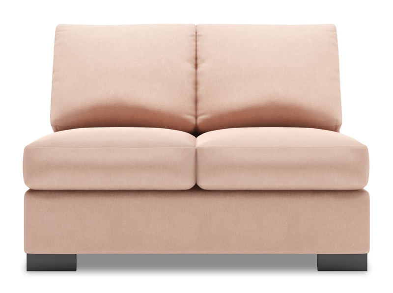 Causeuse sans accoudoirs Track de la collection Sofa Lab - Pax Rose