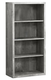 Bibliothèque Slade de 23,75 po à 4 tablettes - grise