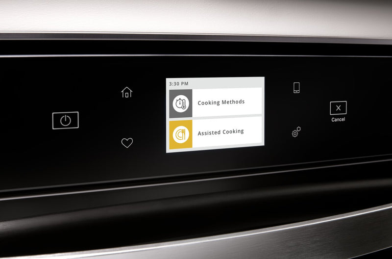 Four mural double électrique Whirlpool de 5,8 pi³ et de 24 po avec convection véritable - acier inoxydable résistant aux traces de doigts - WOD52ES4MZ
