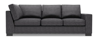  Sofa de droite pour rallonge Track de la collection Sofa Lab - Luxury Charcoal 