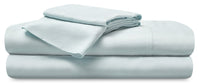 Ensemble de draps haute performance Hyper-LinenMC de BEDGEAR 4 pièces pour grand lit - brume bleue