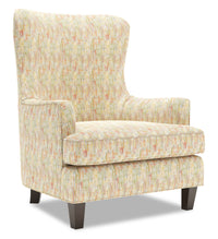  Fauteuil d’appoint à oreilles Sofa Lab de 32 po fabriqué au Canada en tissu - Garden multicolore 