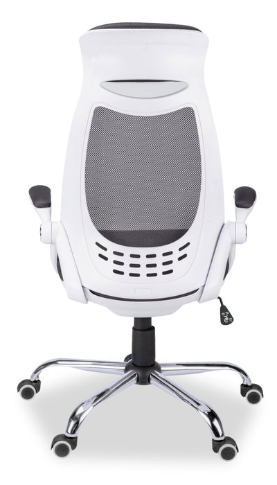 Fauteuil président Kegan de 28 po en mailles - noir 