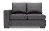 Causeuse de gauche Track de la collection Sofa Lab - Luxury Charcoal