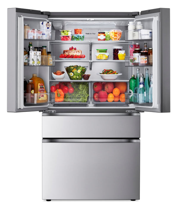 Réfrigérateur LG de 30 pi³ et de 36 po à portes françaises - acier inoxydable Smudge-ProofMD - LF30S8210S