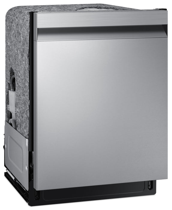 Lave-vaisselle encastré Samsung à 48 dBA de 24 po avec commandes sur le dessus, technologie de lavage ultrapuissant Storm WashMD et mise en marche différée - DW80CG5420SRAA
