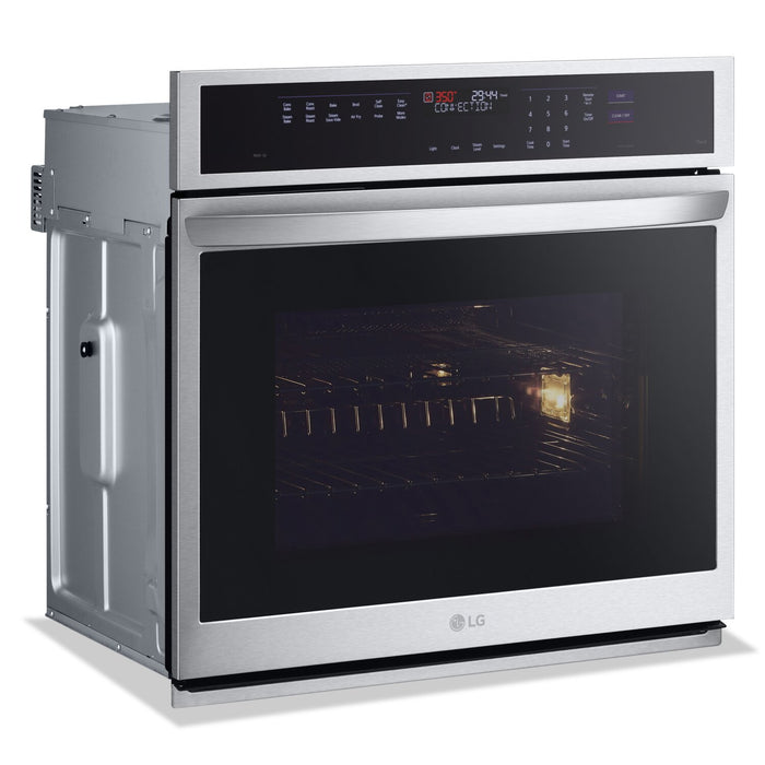 Four mural électrique LG de 4,7 pi³ et de 30 po avec convection par ventilateur - acier inoxydable Smudge-ProofMD - WSEP4727F