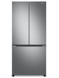  Réfrigérateur Samsung 24,5 pi³ et de 33 po à portes françaises avec machine à glaçons double automat…
