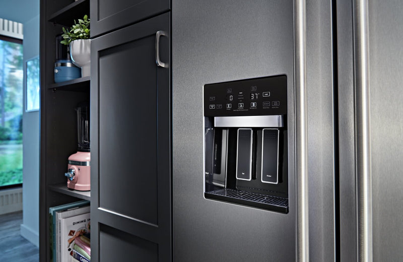 Réfrigérateur KitchenAid de 25 pi³ et de 42 po à compartiments juxtaposés - acier inoxydable - KBSD702MSS