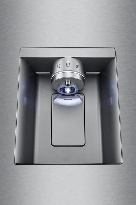 Réfrigérateur LG de 31 pi³ et de 36 po à portes françaises de profondeur standard MAXMC - acier inoxydable Smudge-ProofMD - LRYXS3106S