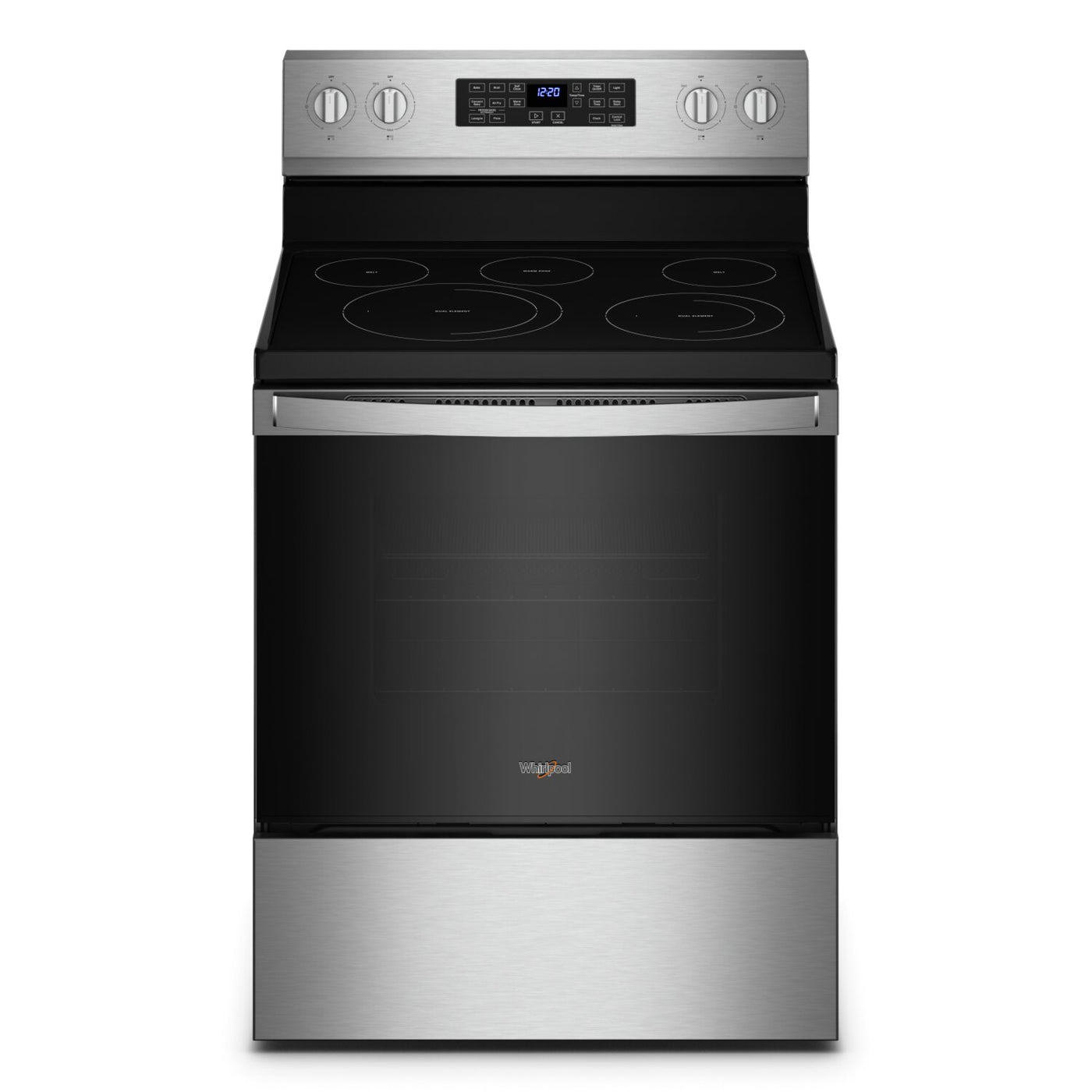 Cuisiniere Four Lave Vaisselle 3 En 1 Cuisinière électrique Whirlpool de 5,3 pi3 avec option de friture à... | Brick
