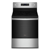  Cuisinière électrique Whirlpool de 5,3 pi³ avec friture à air et autonettoyage - acier inoxydable ré…