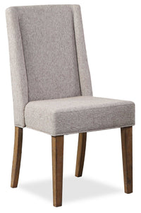  Chaise de salle à manger Cedar en tissu de polyester et en pin - beige