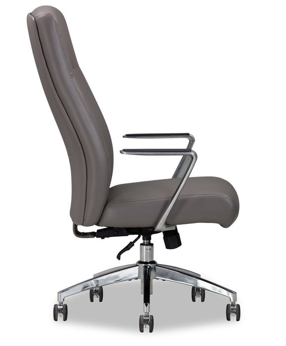 Chaise de bureau Clyde de SealyMD de 26,4 po - brun-gris