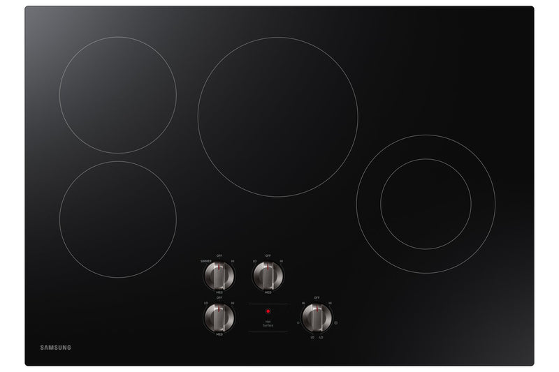 Surface de cuisson électrique Samsung de 30 po à 4 éléments avec commandes à boutons - acier inoxydable - NZ30R5330RK/AA