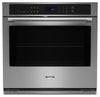 Four mural simple électrique Maytag de 4,3 pi³ et de 27 po avec convection véritable - acier inoxydable résistant aux traces de doigts - MOES6027LZ