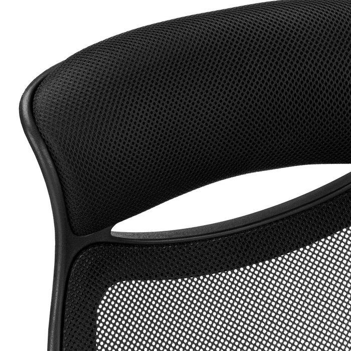 Fauteuil président Kegan de 28 po en mailles - noir