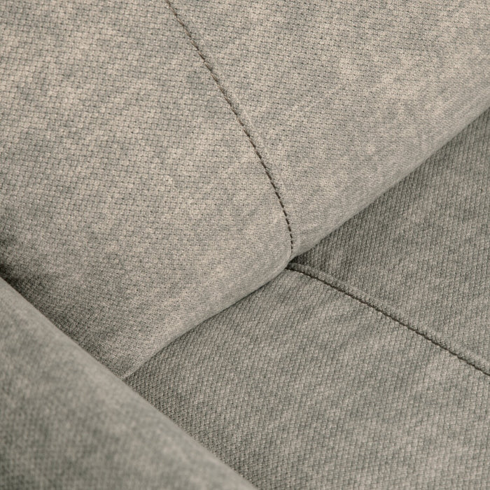 Fauteuil pivotant, coulissant et inclinable Jeffry de 30,3 po en tissu de velours - beige pierre