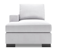 Fauteuil long de droite Track de la collection Sofa Lab - Pax Ice 