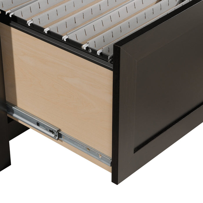 Classeur Cayla de 33,39 po à 2 tiroirs - noir Estate